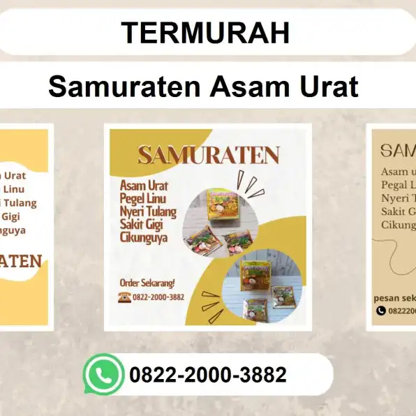 TERMURAH, 0822-2000-3882 DISTRIBUTOR Samuraten Asam urat Merauke