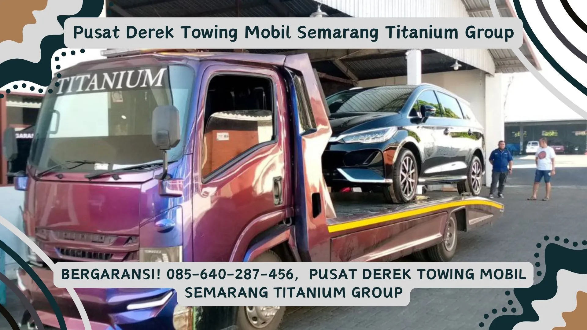 Terpercaya! Pusat Derek Towing Mobil Semarang Titanium Group