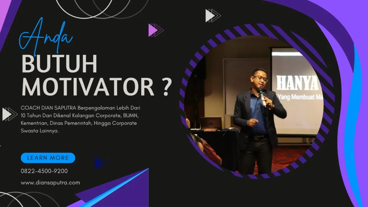 Motivator Sukabumi, Terpercaya & Solutif, Dian Saputra