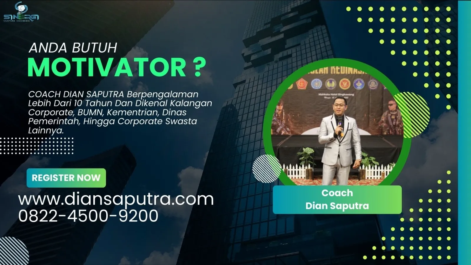Trainer Sales Cilacap, Terpercaya & Solutif, Dian Saputra