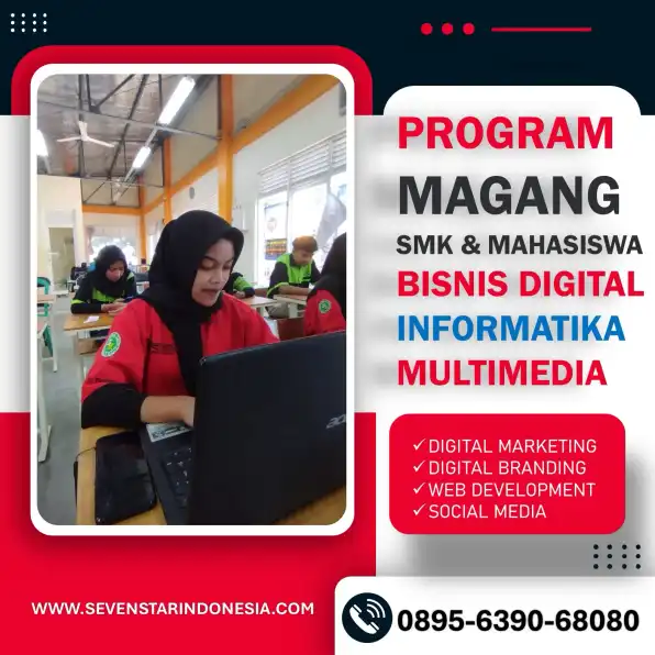 Tempat Program Magang SMK Bisnis Digital di Malang yang Terbaik,  Hub 0895-6390-68080.