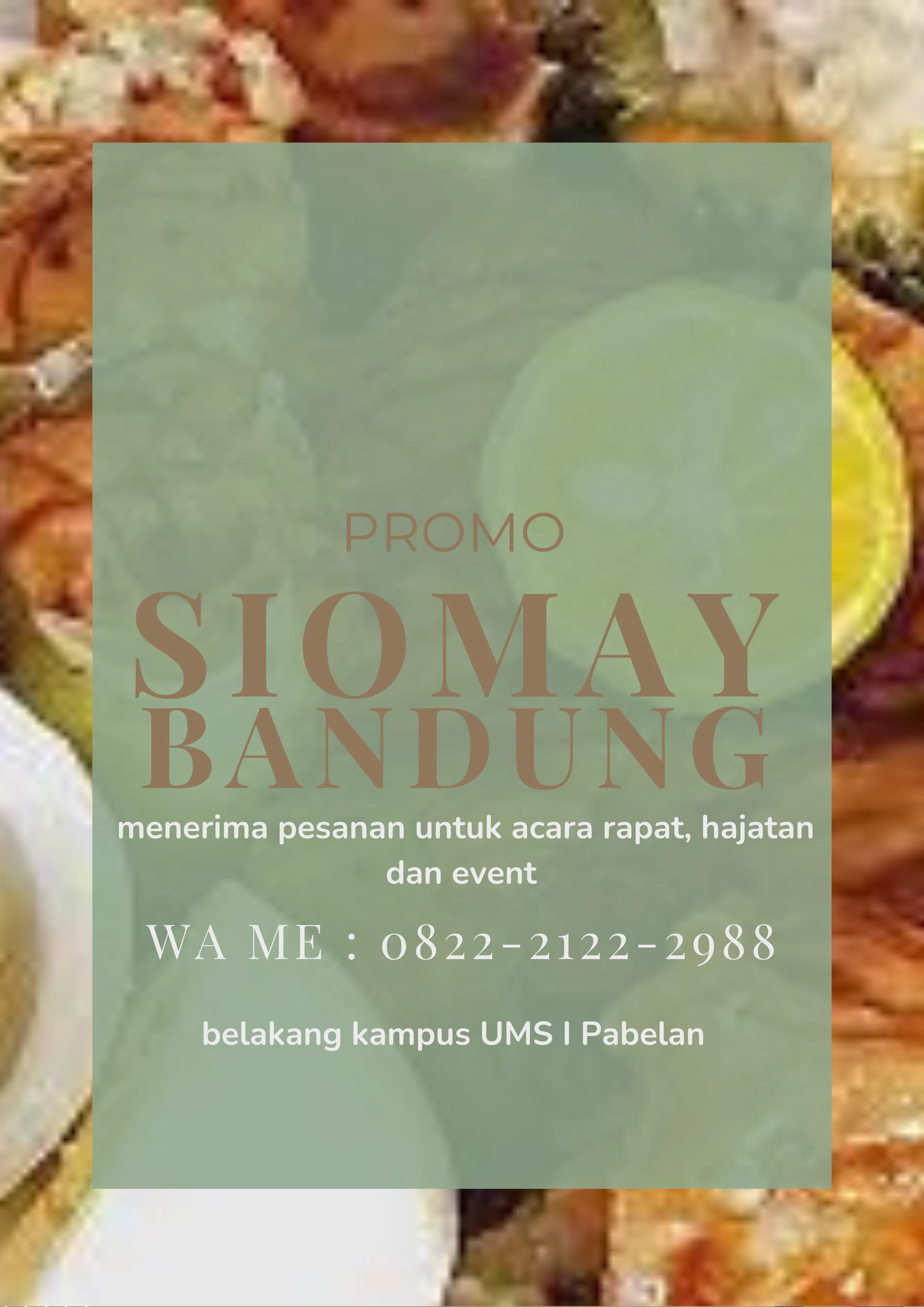 TERBAIK! Siomay bandung Asli ke Jogjakarta