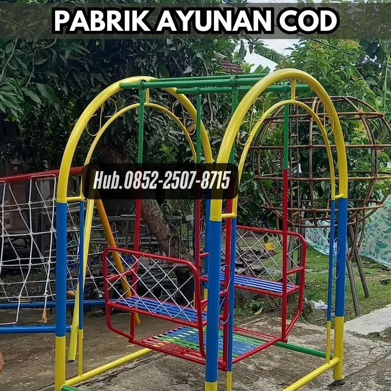 Contoh ayunan besi dewasa Dan Perosotan Custom  Kec Purbaratu Tasikmalaya kota