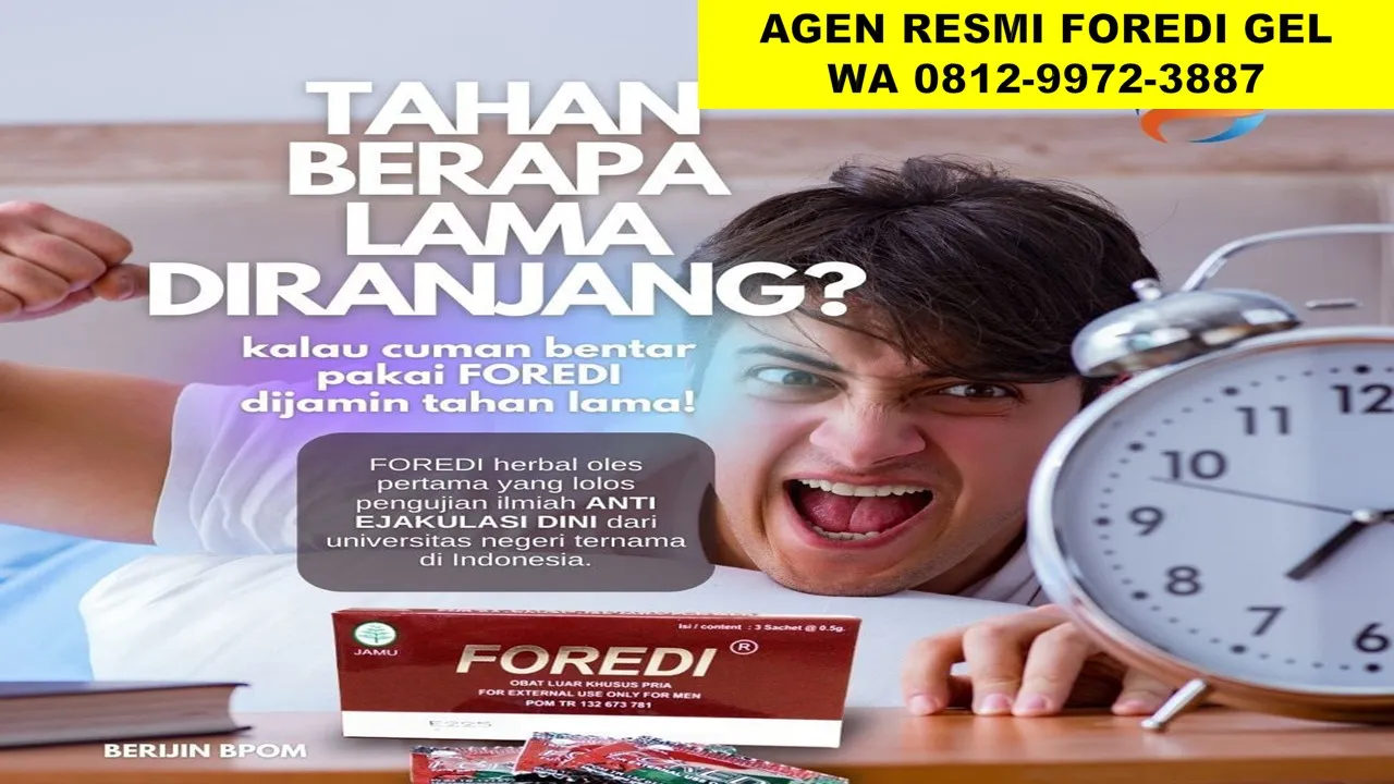 ORIGINAL O8I2-9972-3887 WA, Agen Resmi Foredi Gel Tangerang