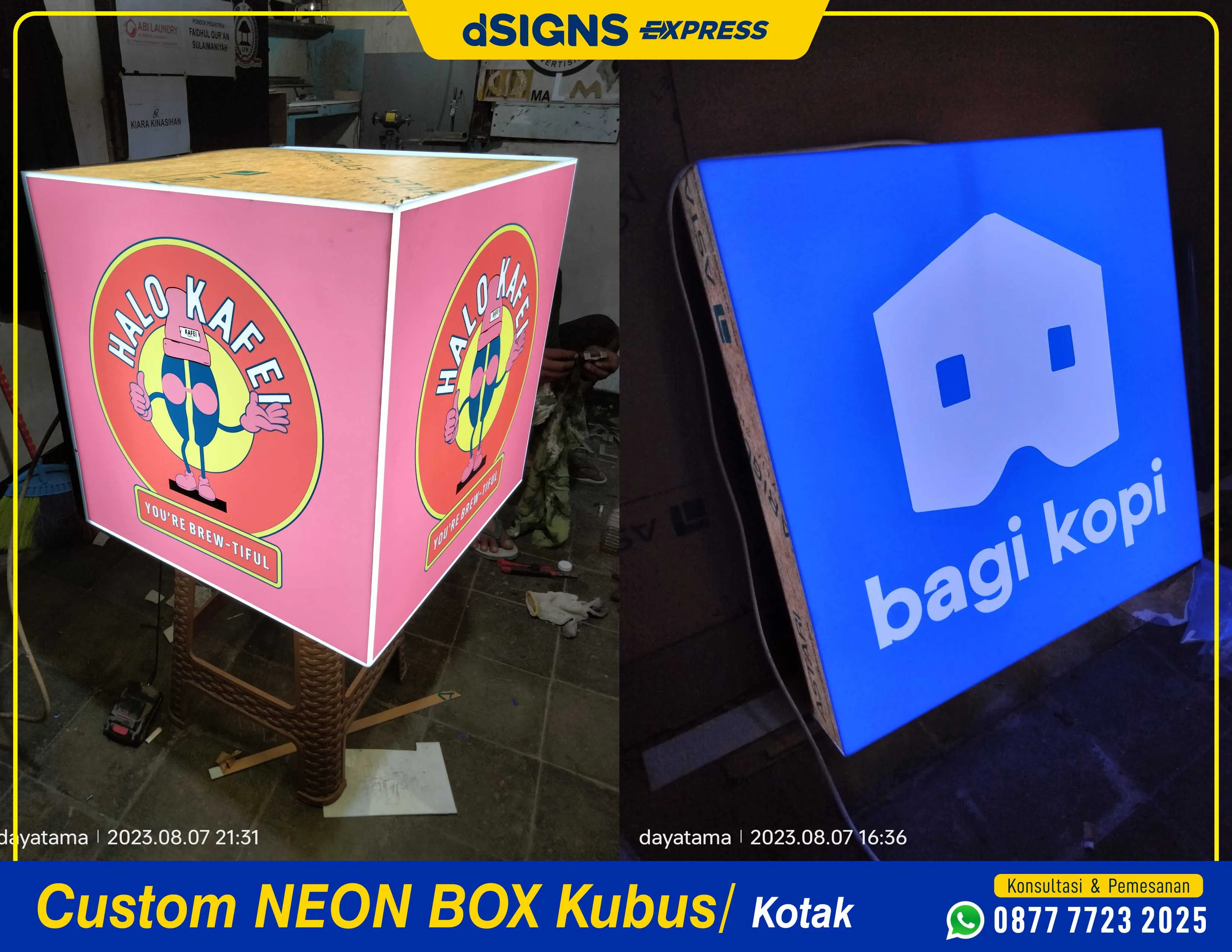 Neon Box Kubus 0877-7723-2025