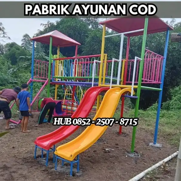 Hub 0852-2507-8715 TERMURAH !! ayunan besi kotak Dan mainan fiberglass Kec Musuk Boyolali Bayar COD Free Ongkir