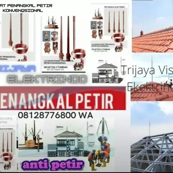 spesialis ahli jasa pasang anti Penangkal petir casement Walantaka kota Serang