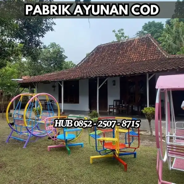 Hub 0852-2507-8715 TERMURAH !! Ayunan Besi Taman Dan Jembatan Goyang Kec Bayongbong Garut  Bayar COD Free Ongkir