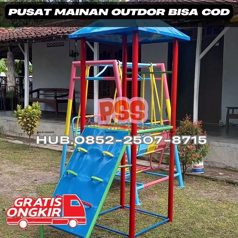 Contoh Ayunan Besi Custom Dan Perosotan Anak Kec Pademangan  Jakarta Utara