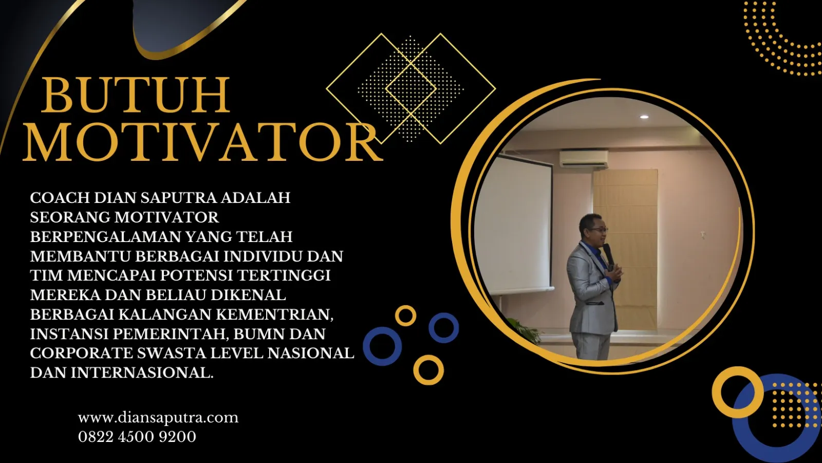 Motivator Gorontalo, Terpercaya & Solutif, Dian Saputra