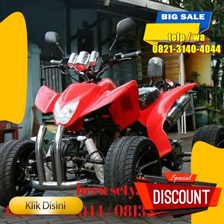 DISTRIBUTOR AGEN MOTOR ATV 150 CC sport ceper baru bukan bekas  SIAP KIRIM  JEMBER MAYANG