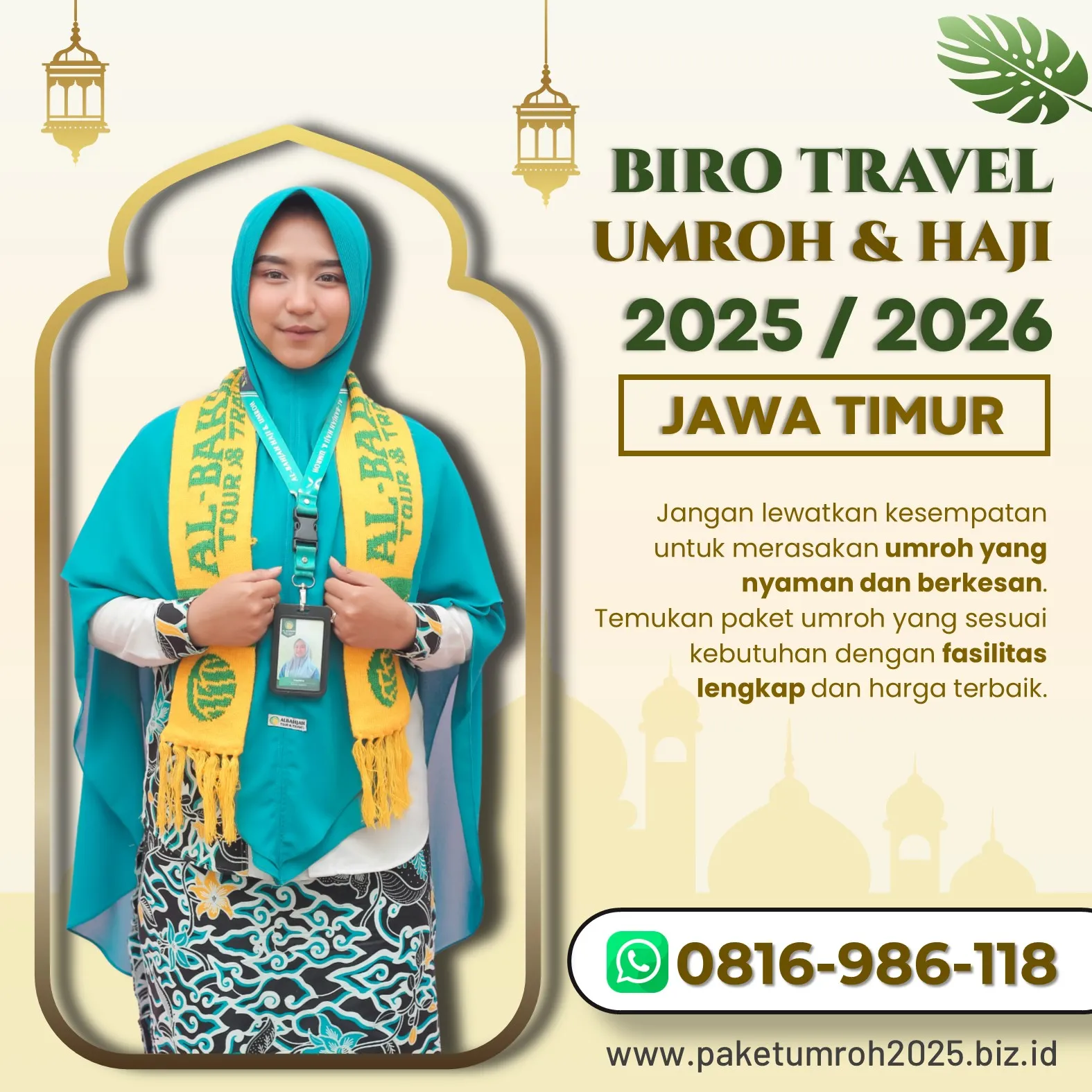 Travel Umroh Akhir Tahun 2025 Kesamben Blitar AL Bahjah, Promo Spesial Akhir Tahun