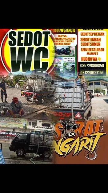 Jasa sedot Wc Cilacap 0857-2986-0850 Ragil Sedot Wc