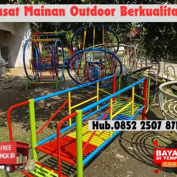 Hub 0852-2507-8715 TERMURAH !! Ayunan Besi Taman Dan Jembatan Goyang Kec Cawas Klaten Bayar COD Free Ongkir