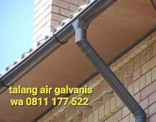 Talang air galvanis Metal ciputat O8111 77 522