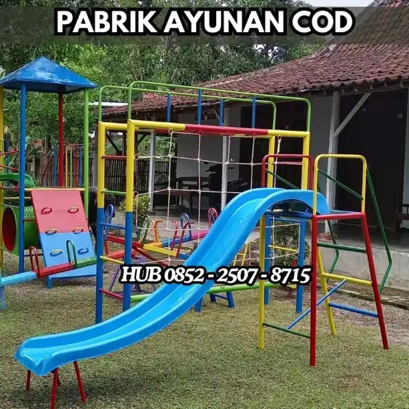 Hub 0852-2507-8715 TERBAIK ! ayunan besi santai Dan Papan Titian Besi Kec Wanasari Brebes Bayar COD Free Ongkir