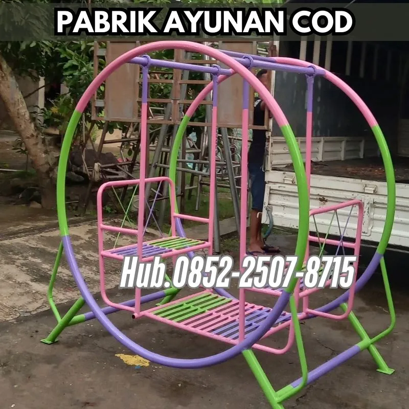 Hub 0852-2507-8715 CUKUP SHARE LOCK !! ayunan besi dewasa Dan Perosotan Custom  Kec Jakenan Pati Bayar COD Free Ongkir