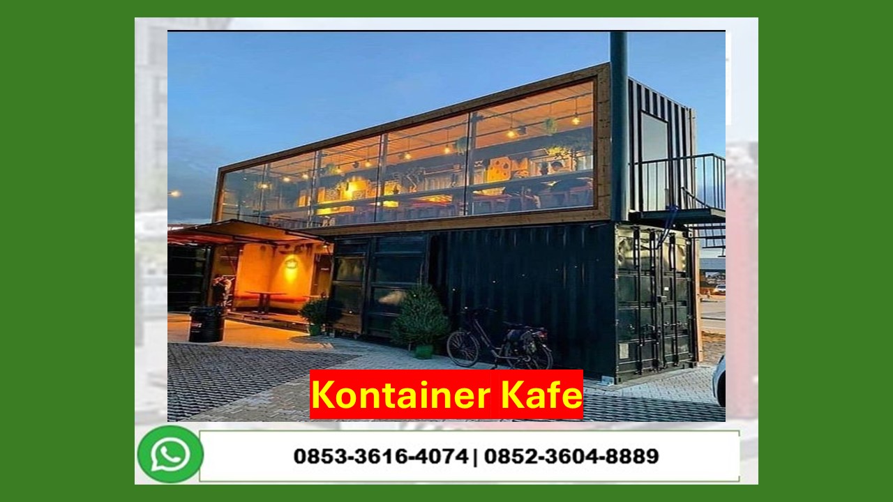 Kontraktor Jasa Pembuatan Container Cafe Mini Tingkat 2 Lantai Magelang