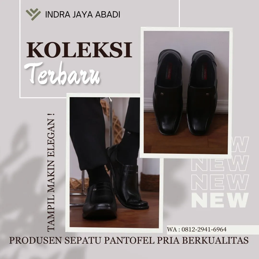 Produsen Sepatu Pantofel Pria Berkualitas Tulang Bawang, lampung