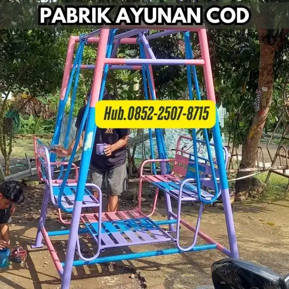 Hub 0852-2507-8715 DIJAMIN AMAN ! ayunan besi murah Dan Terowongan Paud Kec Legonkulon Subang Bayar COD Free Ongkir