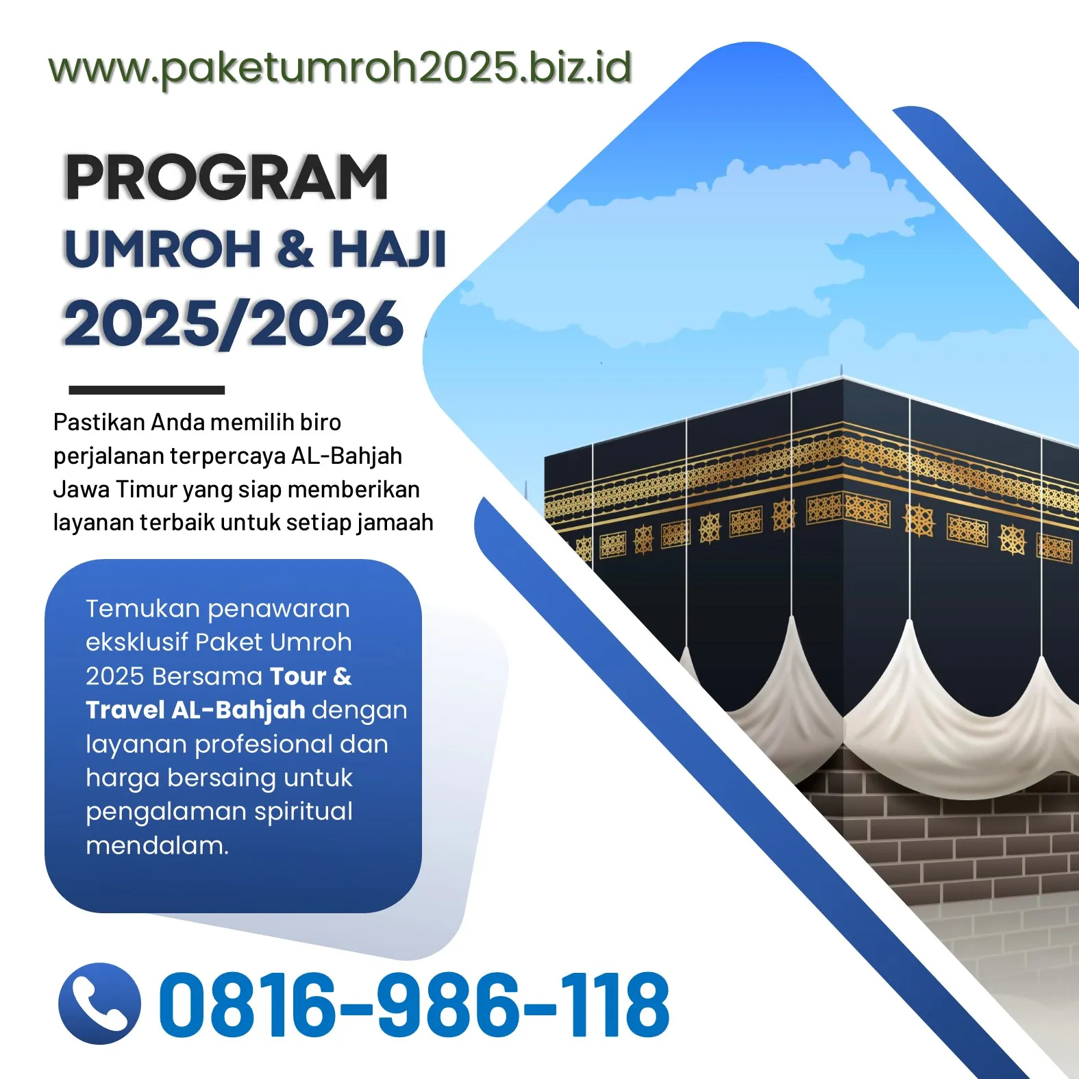 Biro Tour Umroh Sanan Wetan Blitar AL Bahjah