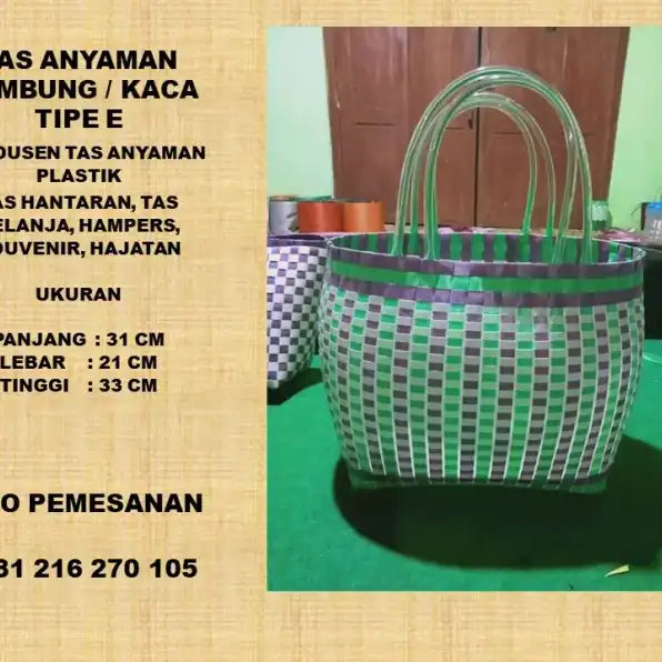 PALING MURAH, WA 0812-1627-0105, Distributor Tas Anyaman Plastik Bentuk Bulat di Kepulauan Seribu, Jual Grosir Tas Anyaman Plastik Ngawi Bandung