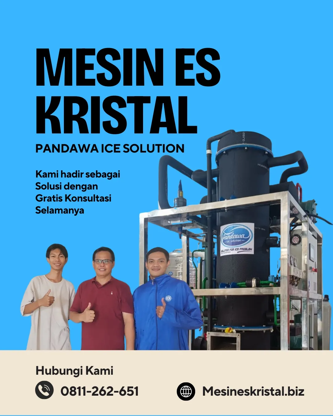 MESIN ES BATU RUMAHAN, LOMBOK TIMUR NTB