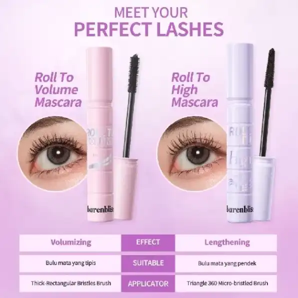 BNB barenbliss High To Volume Mascara Long Lasting Waterproof Smudgeproof