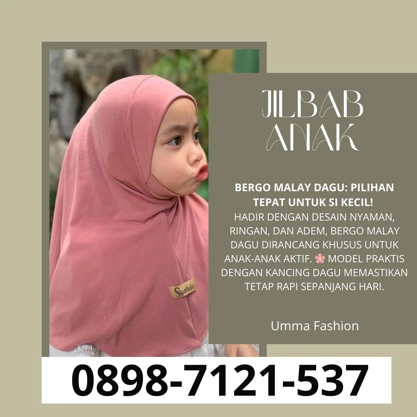 Kerudung Anak Bayi |Umma Fashion| di Astanaanyar Bandung