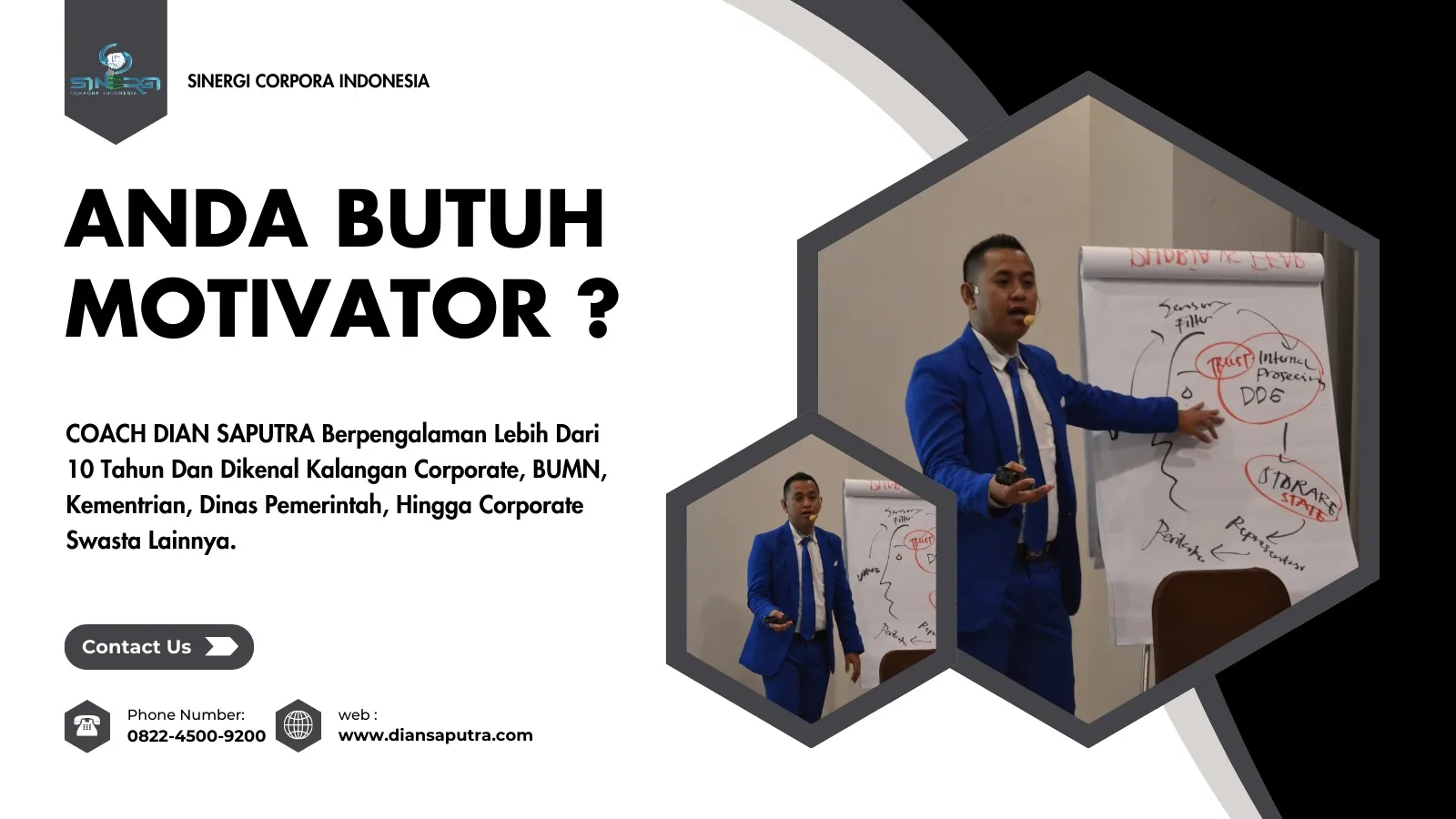 Pembicara Motivator Bantul, Terpercaya & Solutif, Dian Saputra