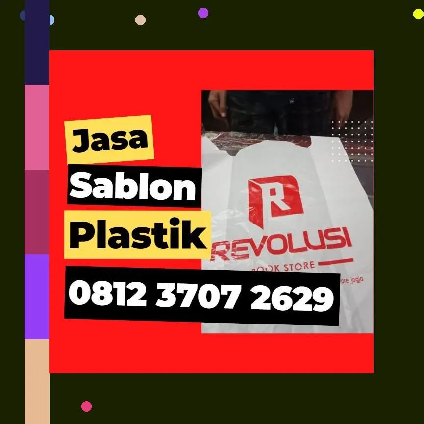 0812,3707,2629 Jasa Sablon Plastik Kemasan di Paliyan