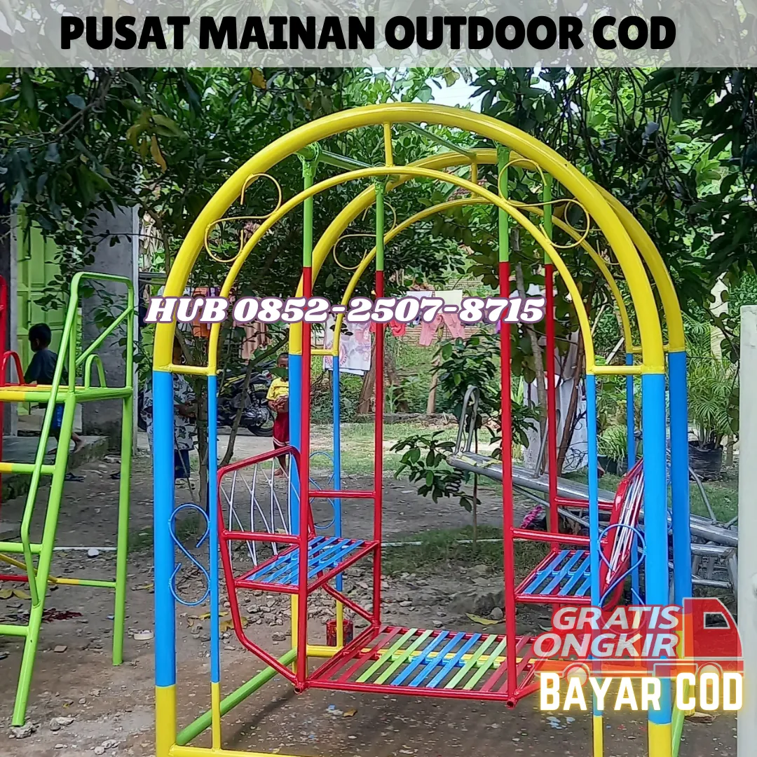 Contoh ayunan besi anak Untuk Taman Rumah Belakang Kec Magetan Magetan