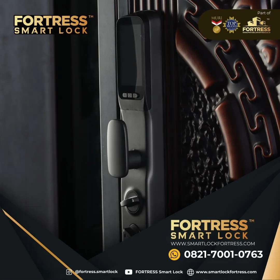 (FORTRESS) Smart Door Lock 2 Pintu Di Palu