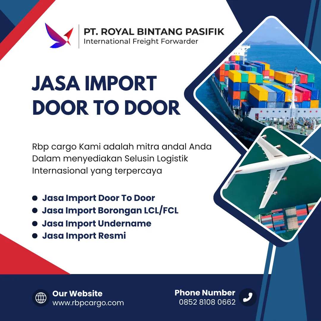 Jasa import Singapore to Jakarta via udara & via laut