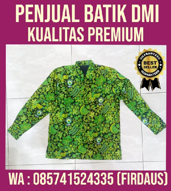 PENJUALAN TERBESAR Produsen Kemeja batik DMI Sragen Pacitan Raudhah Batik Pekalong