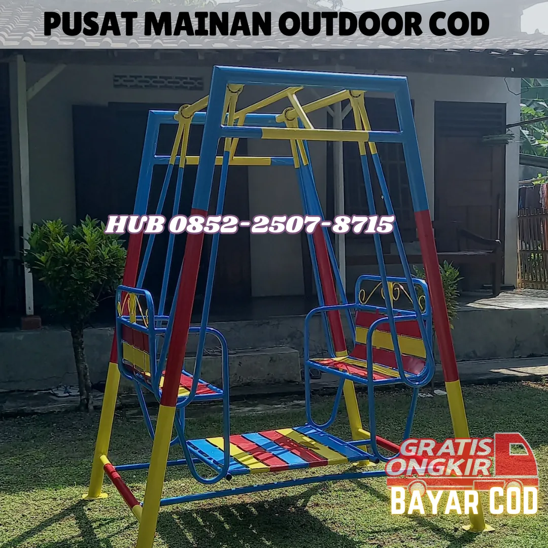 Gambar ayunan besi minimalis Untuk taman rumah mewah Kec Bangsal Mojokerto