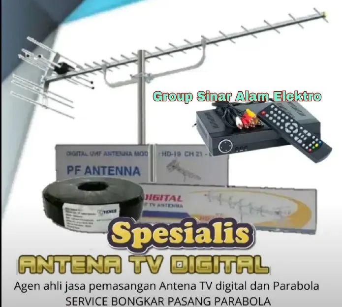 Toko Jual Pasang Antena TV Cibubur Bogor