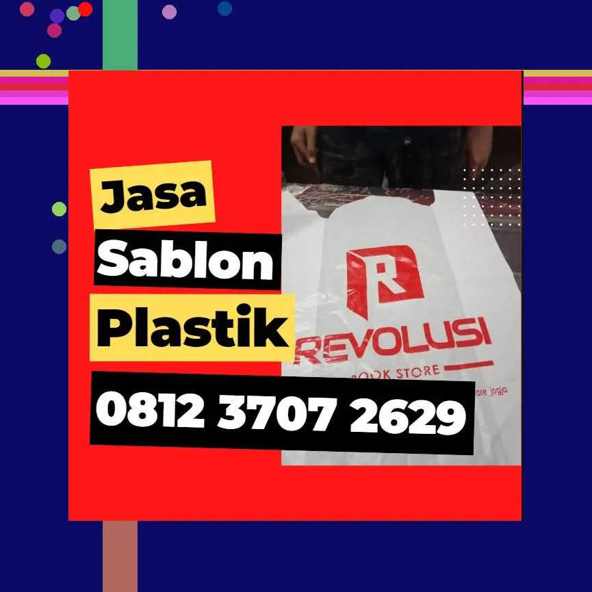 0812,3707,2629 Jasa Sablon Plastik Kemasan di Nglipar