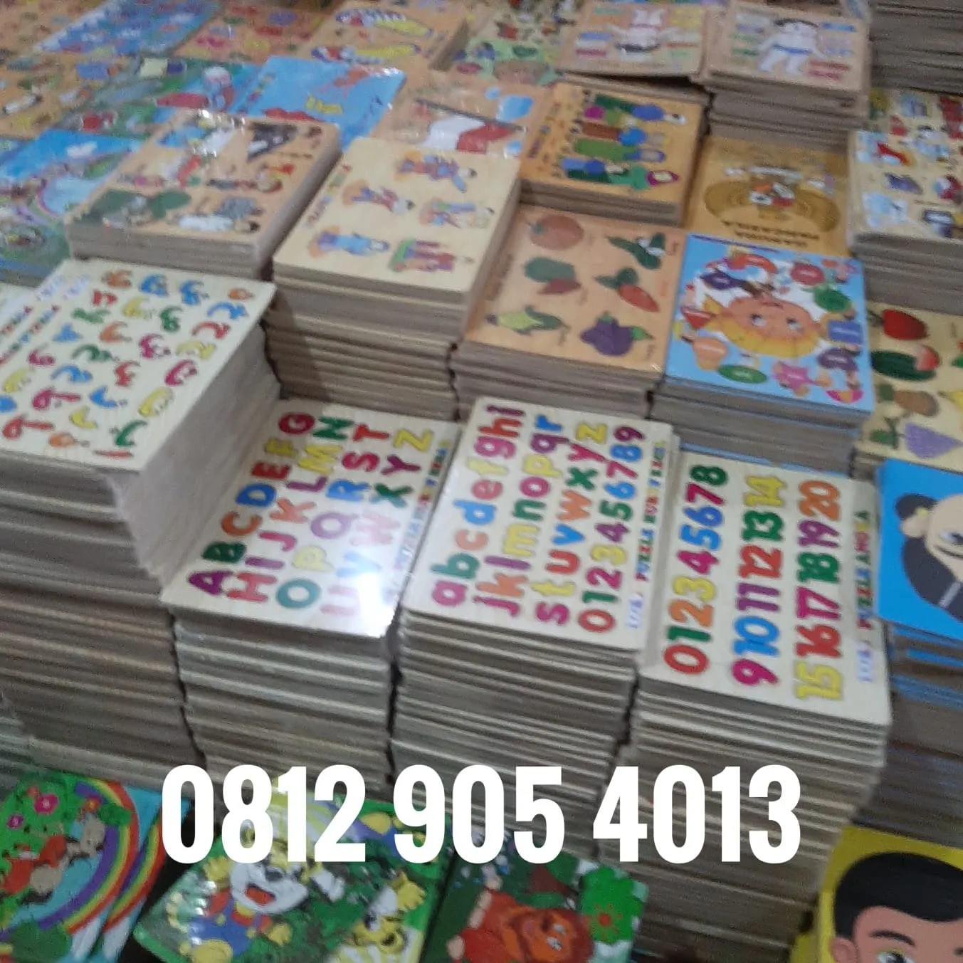 JUAL PUZZLE KAYU EDUKASI ANAK TK PAUD JAKARTA 2025