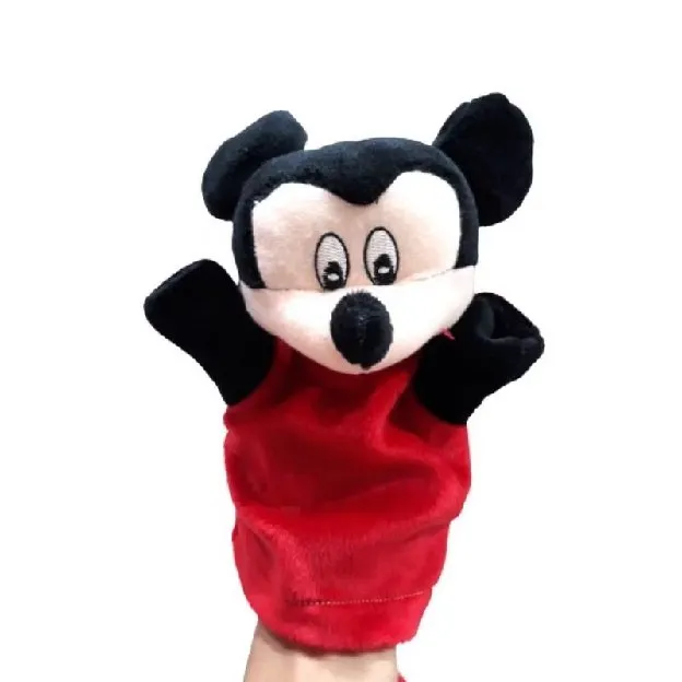 Boneka tangan karakter Hand puppet character Boneka tangan edukasi belajar binatang lucu bahan kain