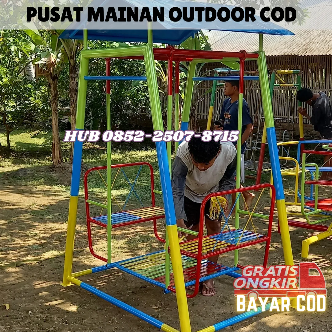 Desain model ayunan besi Pas Untuk Taman Rumah Estetik Kec Gedeg Mojokerto