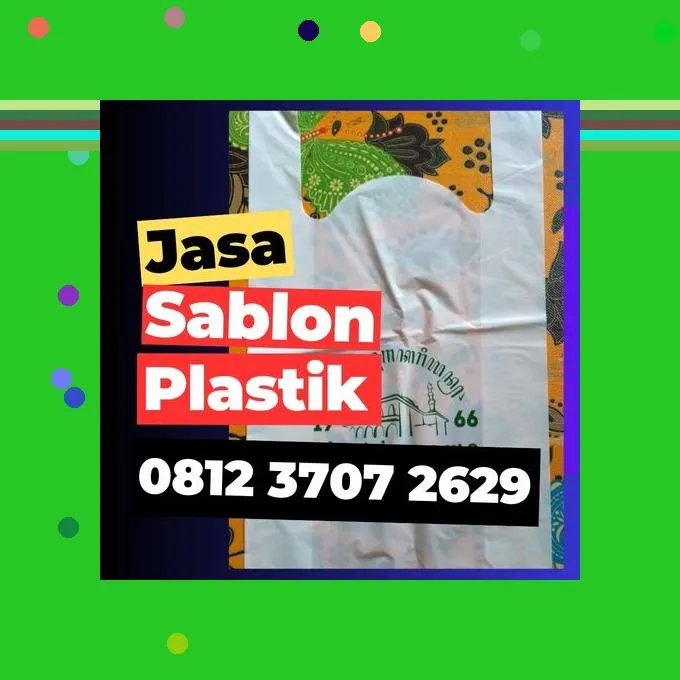 Jasa Sablon Plastik Kresek di Banyuwangi