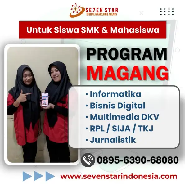 WA 0895-6390-68080 Program Magang Multimedia DKV di Kediri