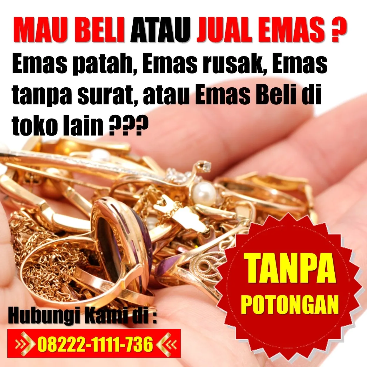 PASTI UNTUNG, Tempat Jual Perhiasan Emas Tanpa Surat Kabupaten Kediri Papar