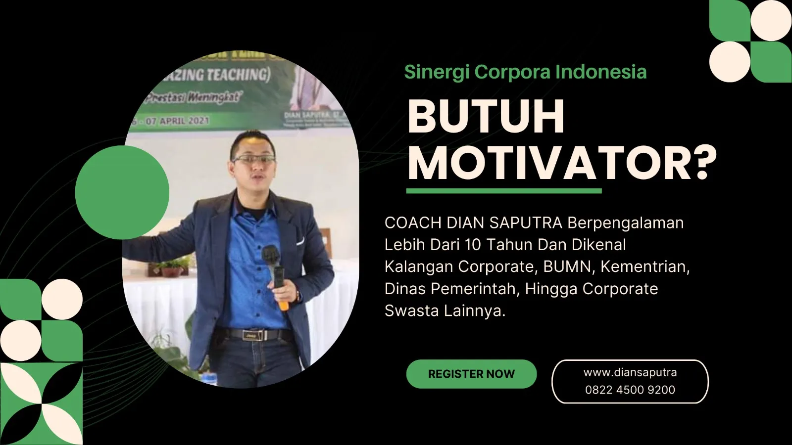 Motivator Bontang, Terpercaya & Solutif, Dian Saputra