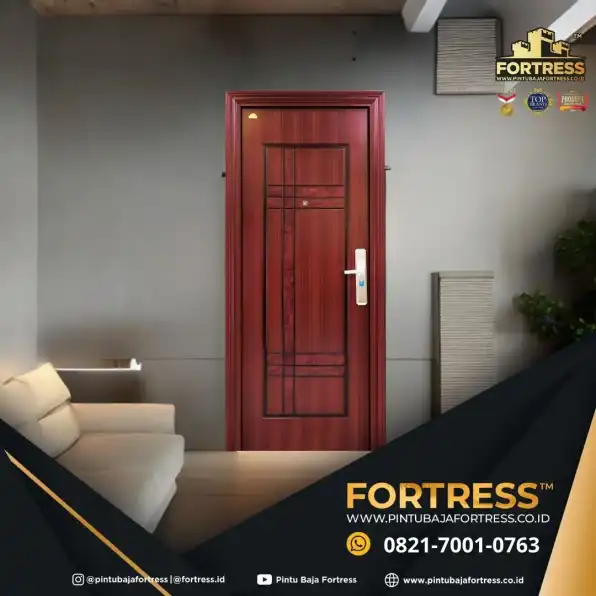 TERKINI..!! WA 0821 7001 0763 (FORTRESS) Pintu Rumah Minimalis Besi 1 Daun Di Purwakarta