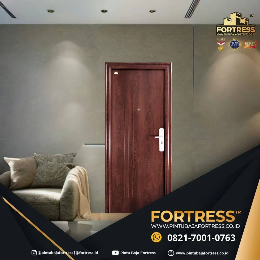 (FORTRESS) Pintu Rumah Dari Baja Ringan Di Banjarmasin