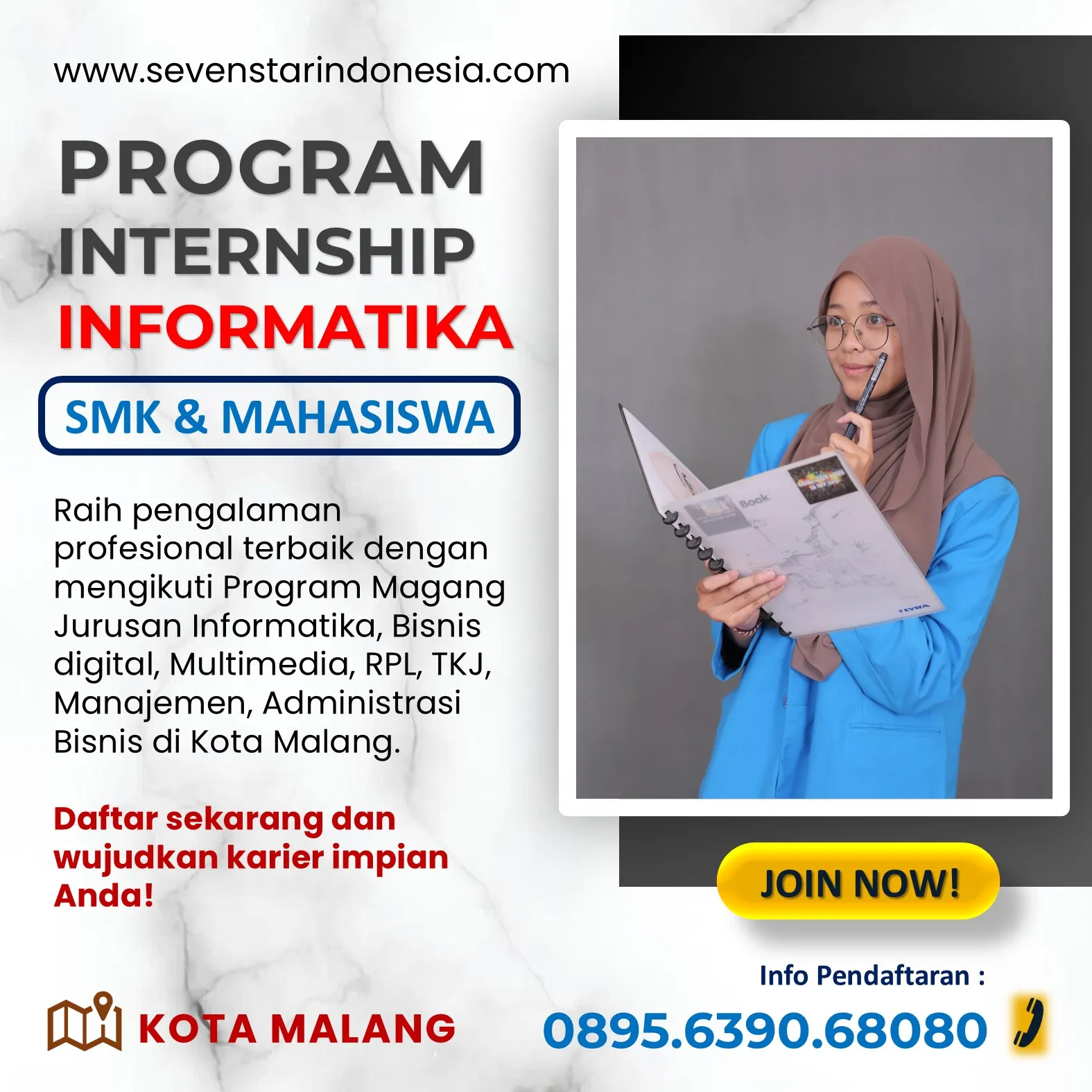 Hub 0895-6390-68080, Lowongan Magang Informatika di Malang 2025: Langkah Awal Menuju Karier Gemilang