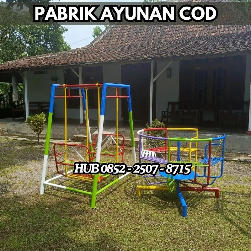 Hub 0852-2507-8715 PRODUKSI !! Ayunan Besi Dan Jungkat Jungkit Kec Argapura Majalengka Bayar COD Free Ongkir
