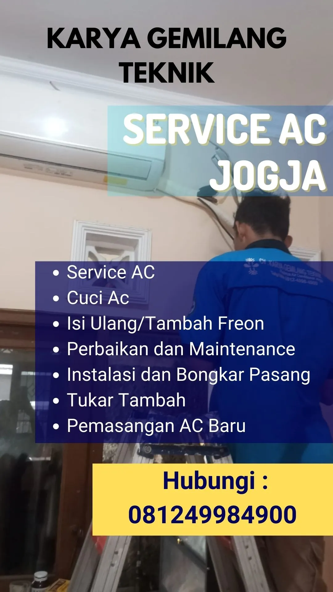 Service AC, Cuci AC, Pasang AC di Girimulyo Kulon Progo